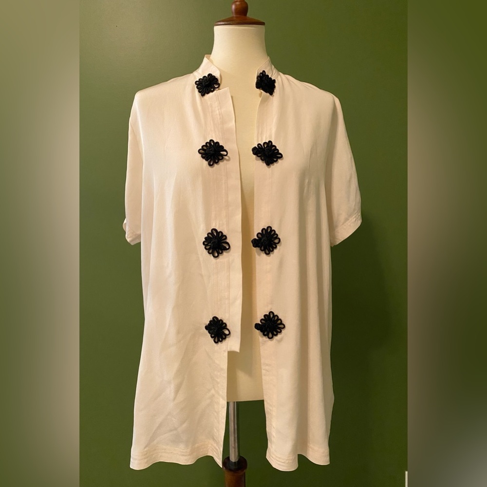 100% Silk The J. Peterman Company Duster
